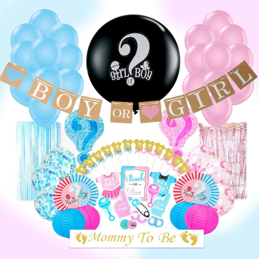 Gender Reveal Party Supplies | Baby Shower